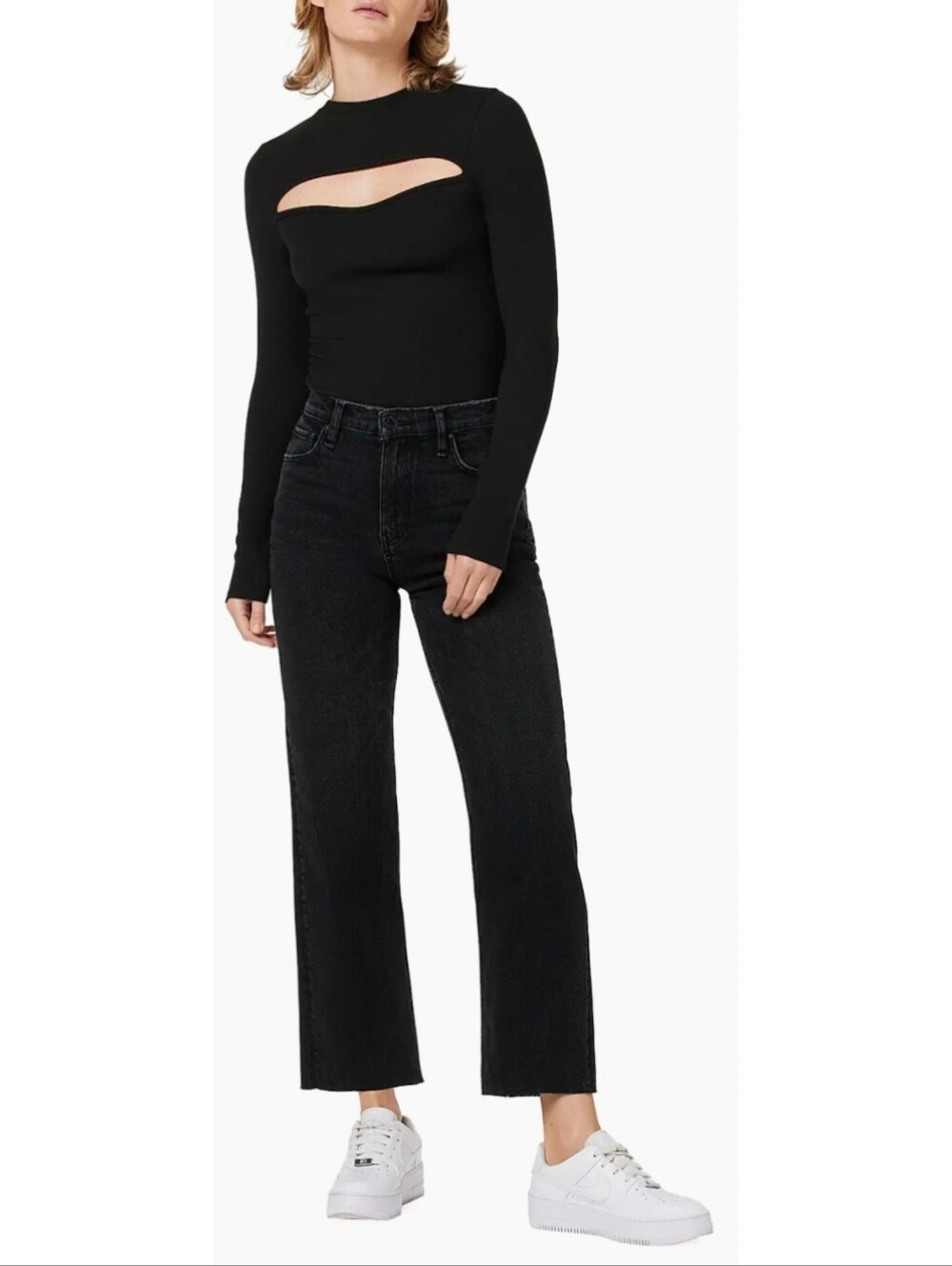 Hudson Jeans Remi High-Rise Straight Ankle Jeans 12 Minimalist Quiet Luxury 80s - Picture 3 of 9